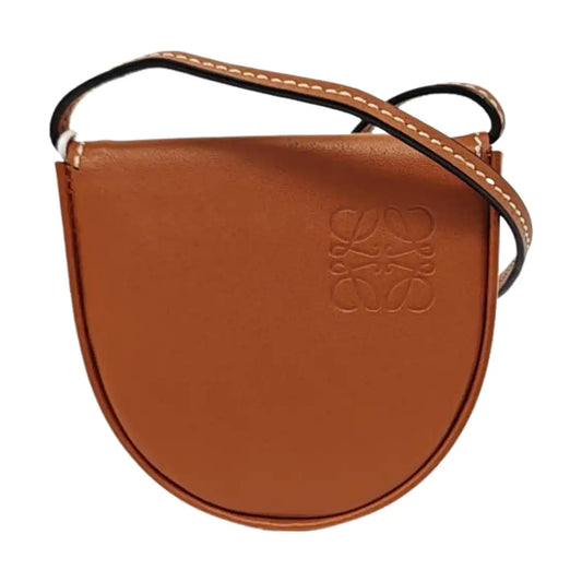 LOEWE Heel Brown Leather Single Shoulder Bag Crossbody Bag-(SKU)-954726411
