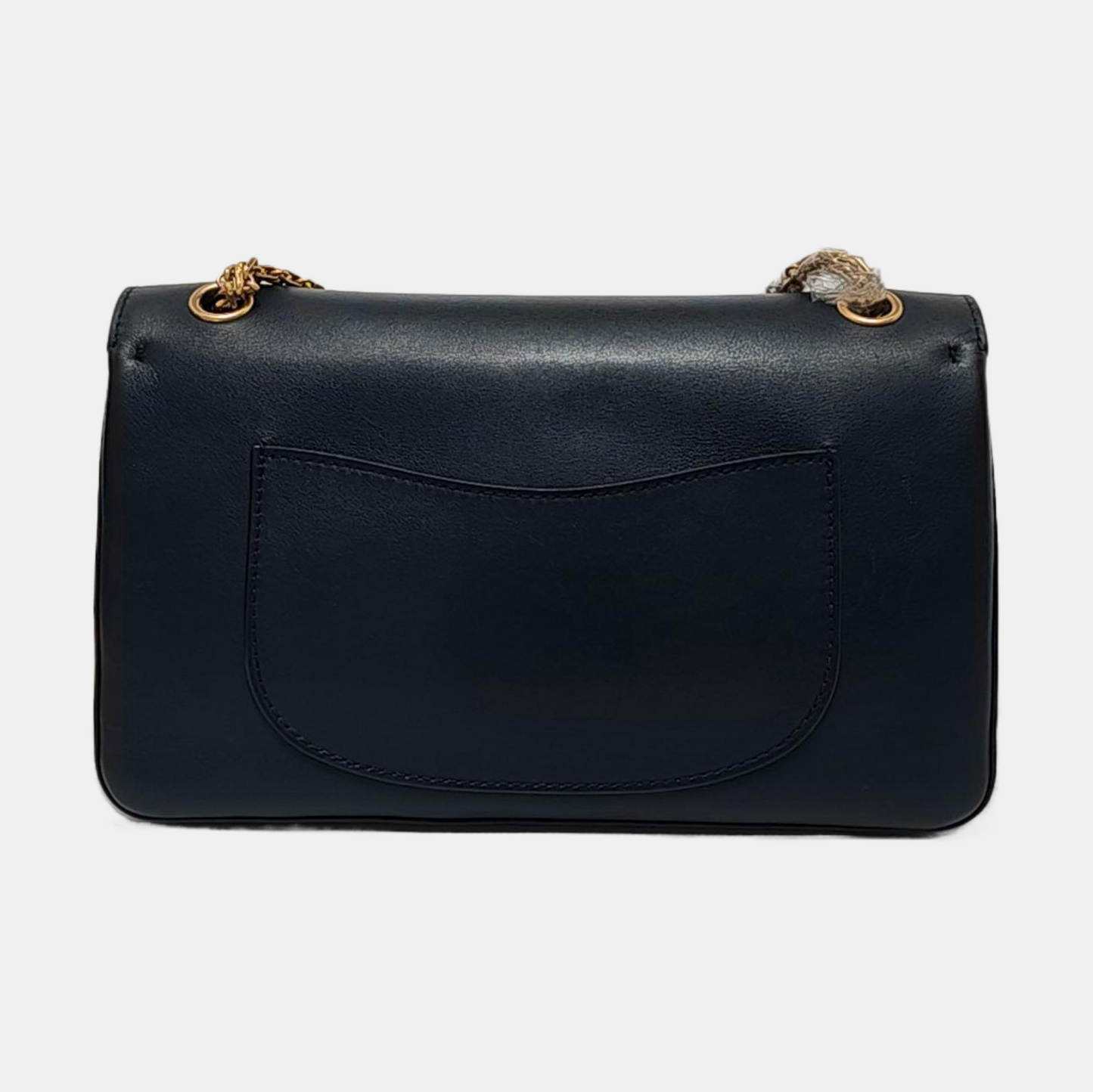 CHANEL 2.55 Deep Blue Calf Leather Single Shoulder Bag Crossbody Bag Golden Hardware 26 Openings-(SKU)-954526638