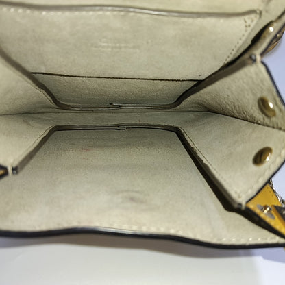 Chloé Faye Small size Yellow Leather Single Shoulder Bag Crossbody Bag Handbag Golden hardware Removable shoulder strap-(SKU)-954686594