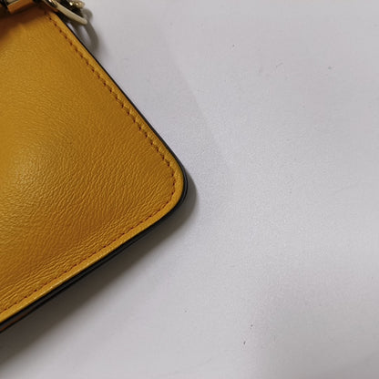Chloé Faye Small size Yellow Leather Single Shoulder Bag Crossbody Bag Handbag Golden hardware Removable shoulder strap-(SKU)-954686594