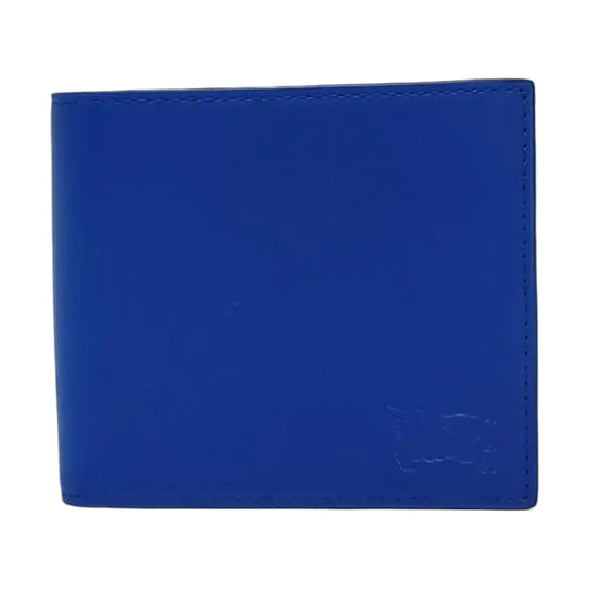 BURBERRY Blue Leather Wallet-(SKU)-954867784