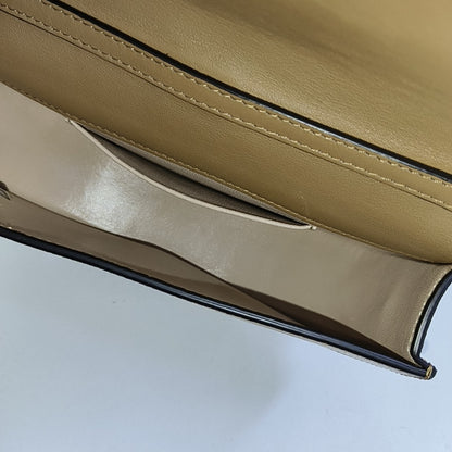 Chloé Nile Golden Cowhide Crossbody Single Shoulder Bag Handbag Golden hardware Removable shoulder strap-(SKU)-954874454