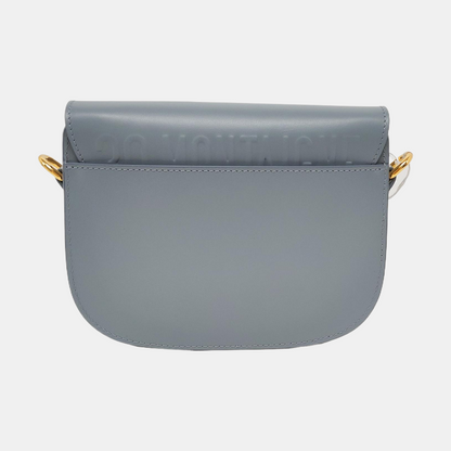 DIOR Bobby Small Blue Leather Crossbody Bag, Shoulder Bag, Tote Bag, Golden Hardware, Removable Strap-(SKU)-953184664