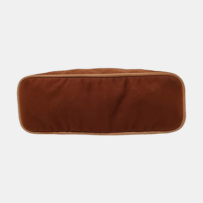HERMÈS Bolide Beige Canvas Clutch Bag Silver Hardware-(SKU)-955276416