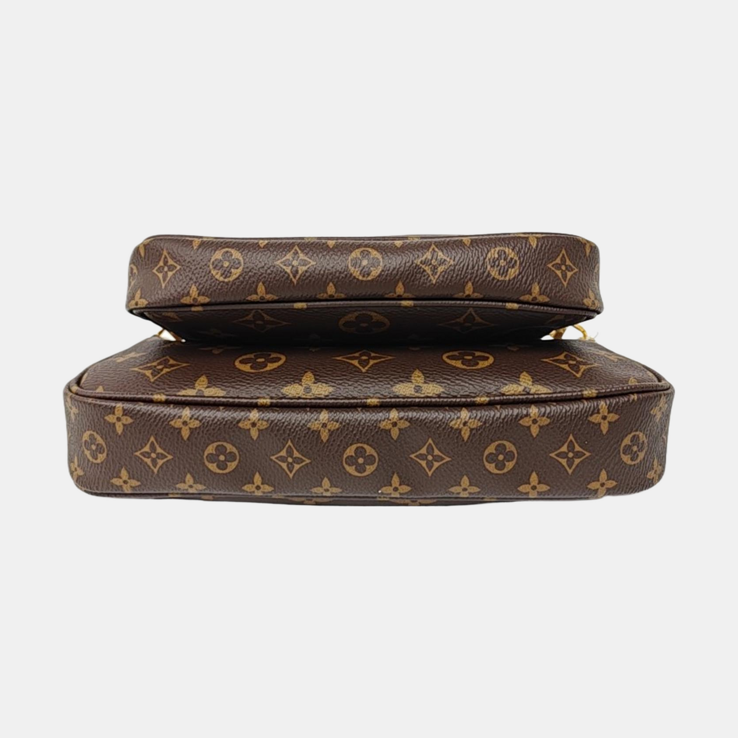 LOUIS VUITTON MULTI Brown Coated Canvas Monogram Empreinte 5-in-1 Crossbody Bag Handbag Shoulder Bag Detachable Strap-(SKU)-955568541