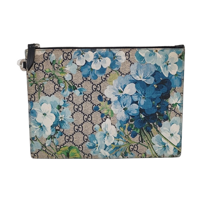 GUCCI GG Blooms Multicolor Coated Canvas Geranium Handbag Handbag Silver Hardware-(SKU)-955633872