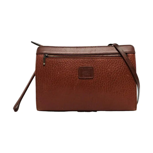 BURBERRY Caramel Leather Single Shoulder Bag Handbag Brown Hardware Removable shoulder strap-(SKU)-955601715