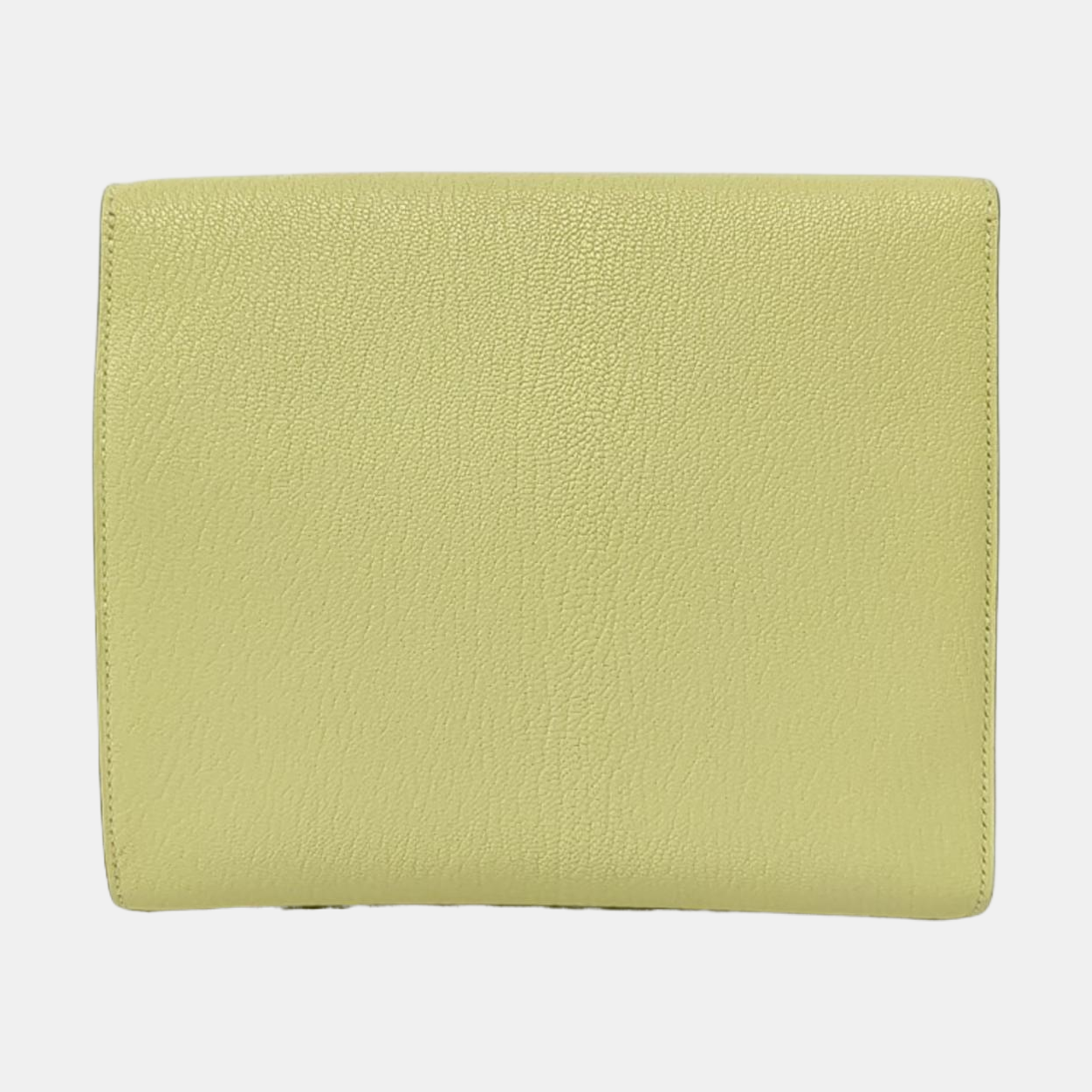 HERMÈS Clic 16 Absinthe green Chèvre Mysore leather Clic 16 bag crossbody bag with handle, silver hardware, U, removable shoulder strap-(SKU)-955630139