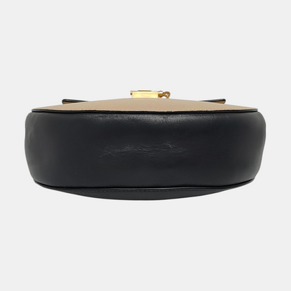 Chloé Drew Medium size Beige Cowhide Piglet Bag with Shoulder and Crossbody Strap Golden hardware-(SKU)-955598189
