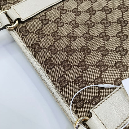 GUCCI Bucket bag Khaki Canvas Monogram Floral Single Shoulder Bag Tote Bag Golden hardware-(SKU)-955867779