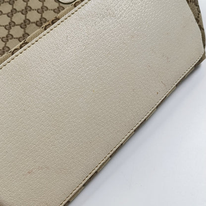 GUCCI Bucket bag Khaki Canvas Monogram Floral Single Shoulder Bag Tote Bag Golden hardware-(SKU)-955867779