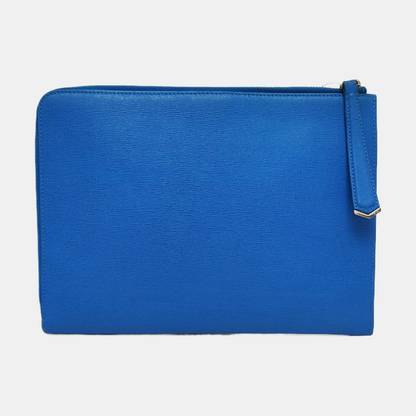 FENDI Monster Blue Cowhide Mini Monster Handbag Silver Hardware-(SKU)-955859575