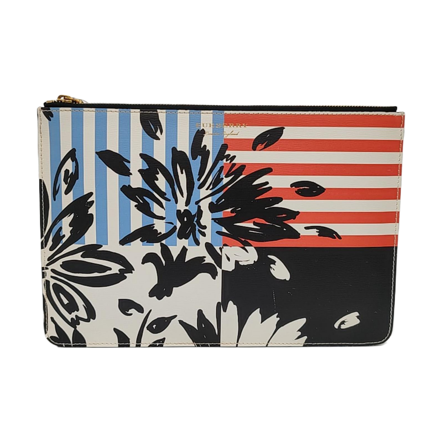 BURBERRY Multicolor Cowhide Printed Handbag Golden hardware-(SKU)-955854009