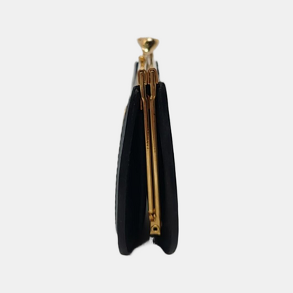 GUCCI Grey Canvas Monogram Mini Coin Purse Golden hardware-(SKU)-955832348