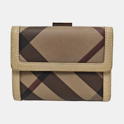 BURBERRY Multicolor Coated Canvas Wallet-(SKU)-955852193