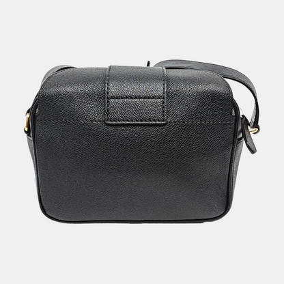 BURBERRY Buckle Black Cowhide Single Shoulder Bag Crossbody Bag Golden hardware-(SKU)-955784858