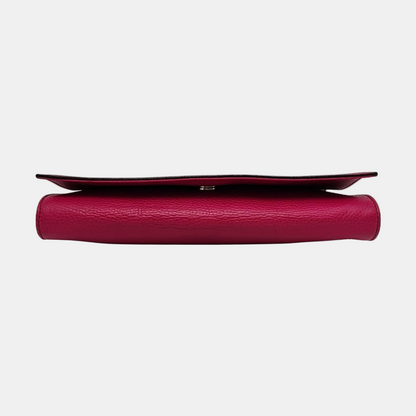 GUCCI Soho Pinkish-Purple Cowhide Clutch Bag Silver Hardware-(SKU)-956214199