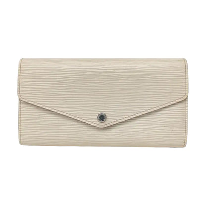 LOUIS VUITTON SARAH 米色EPI牛皮水波纹钱包 Silver Hardware-(SKU)-956137451