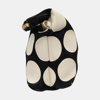 BURBERRY White Canvas Embroidered Single Shoulder Bag Crossbody Bag Handbag Golden hardware Removable shoulder strap-(SKU)-956284487