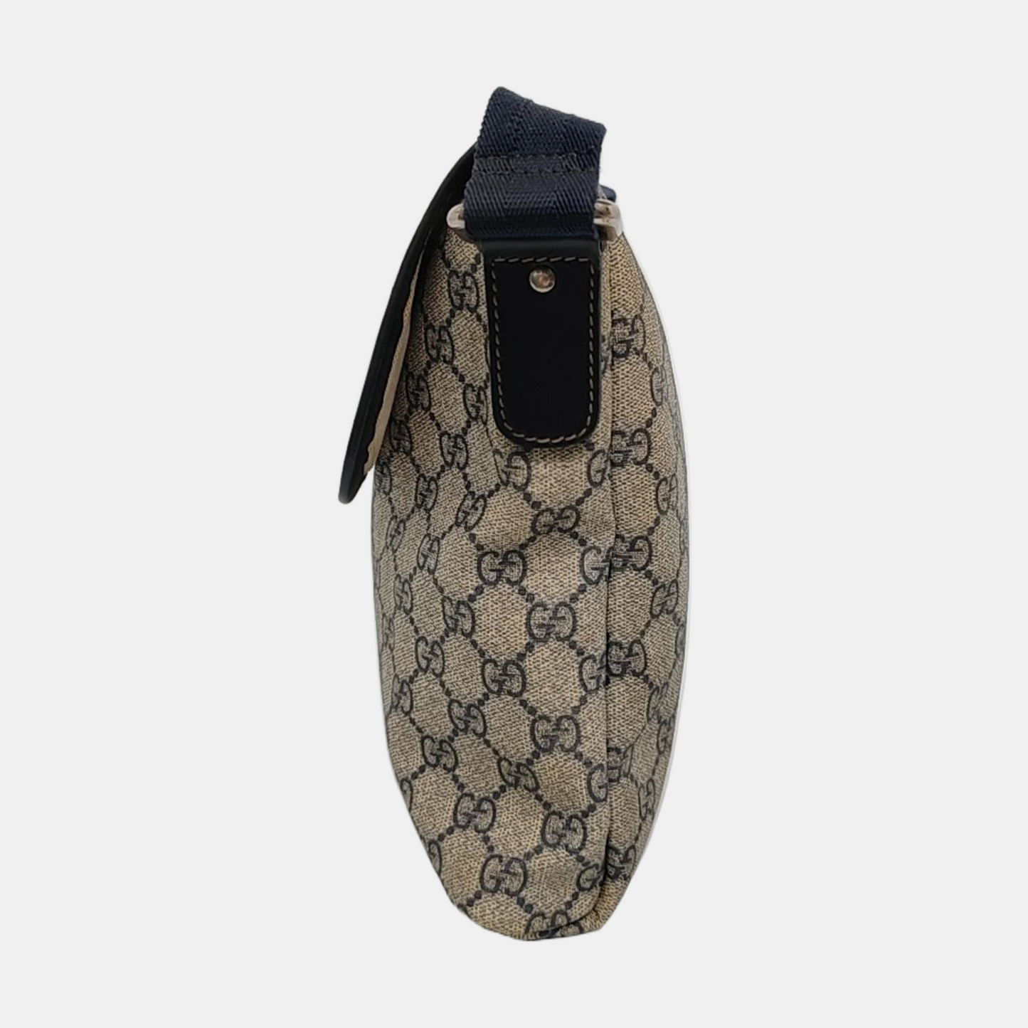 GUCCI Khaki Coated Canvas Old Flower Single Shoulder Bag Crossbody Bag Golden hardware-(SKU)-956510799