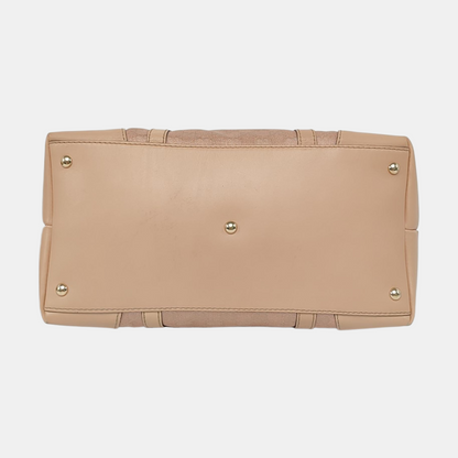 GUCCI Tote bag Large size Pink Canvas Monogrammed Tote Bag Single Shoulder Bag Golden hardware-(SKU)-956342457
