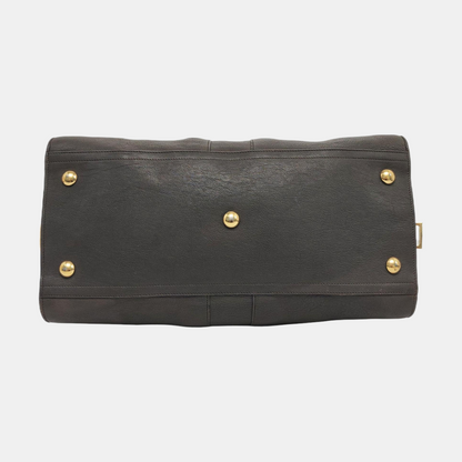 YSL CHYC Y LIGNE Medium size Dark gray cowhide handbag Golden hardware-(SKU)-956448183