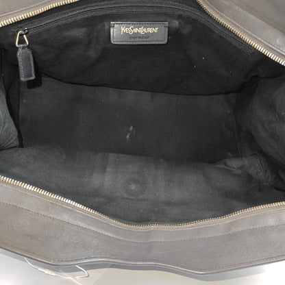YSL CHYC Y LIGNE Medium size Dark gray cowhide handbag Golden hardware-(SKU)-956448183