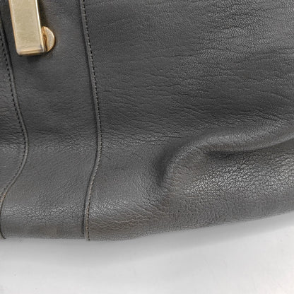 YSL CHYC Y LIGNE Medium size Dark gray cowhide handbag Golden hardware-(SKU)-956448183