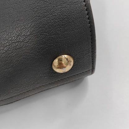 YSL CHYC Y LIGNE Medium size Dark gray cowhide handbag Golden hardware-(SKU)-956448183