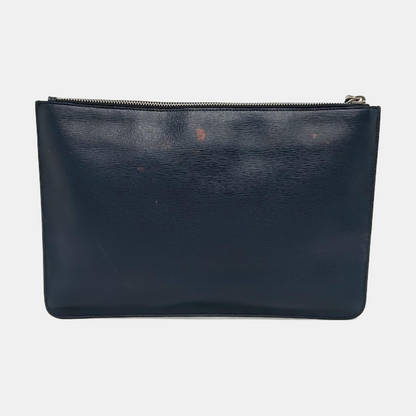 FENDI Monster Multicolor Leather Mini Monster Clutch Silver Hardware-(SKU)-956597512