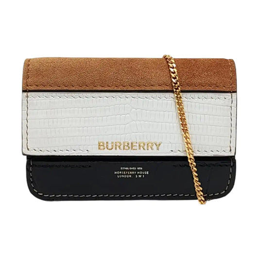 BURBERRY Grace Multicolor cowhide crossbody bag Golden hardware Removable shoulder strap-(SKU)-956587455