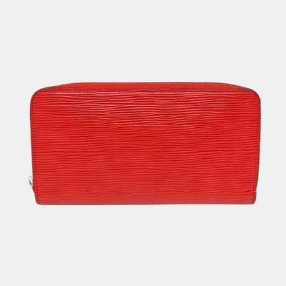 LOUIS VUITTON 红色EPI牛皮水波纹钱包 Silver Hardware-(SKU)-956859252