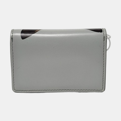 BURBERRY White Calf Leather Printed Crossbody Bag Silver Hardware Removable shoulder strap-(SKU)-956836335