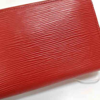 LOUIS VUITTON 红色EPI牛皮水波纹钱包 Silver Hardware-(SKU)-956859252