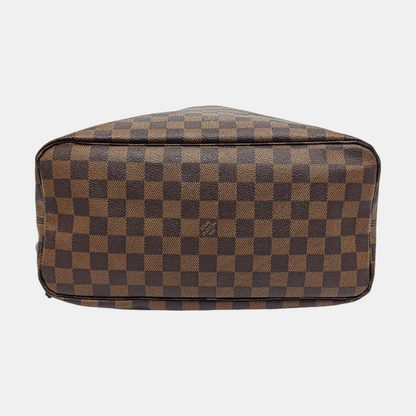 LOUIS VUITTON NEVERFULL Medium Brown Coated Canvas Monogram Shopping Bag Handbag Single Shoulder Bag with Detachable Strap and Pockets-(SKU)-957044821