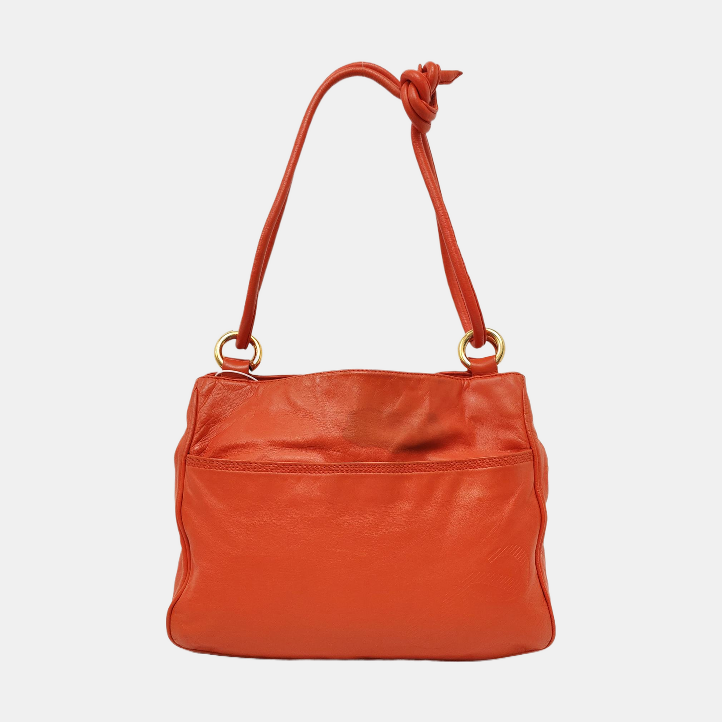LOEWE Green Cowhide Single Shoulder Bag Crossbody Golden hardware Removable shoulder strap-(SKU)-957327909