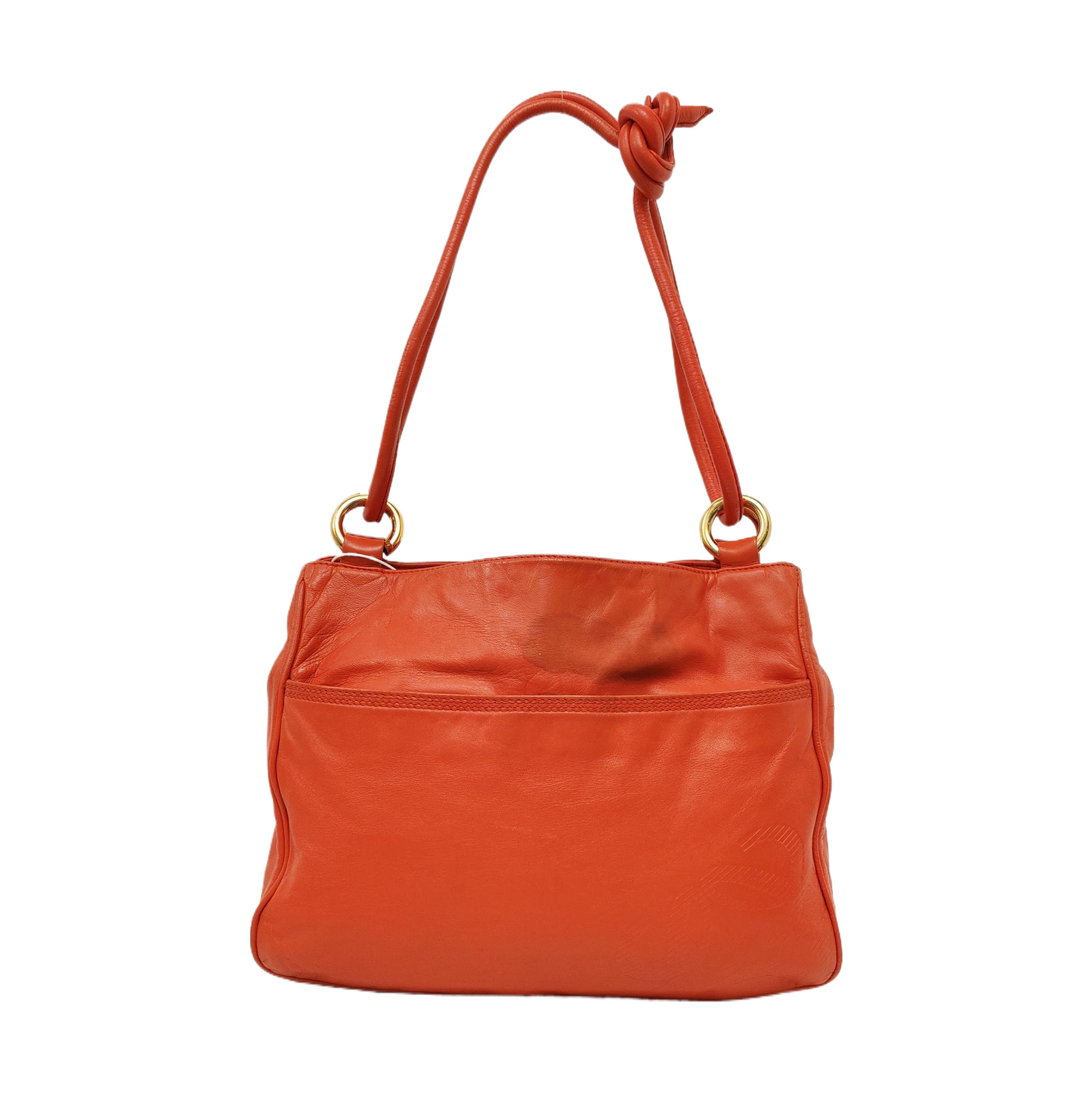 LOEWE Green Cowhide Single Shoulder Bag Crossbody Golden hardware Removable shoulder strap-(SKU)-957327909