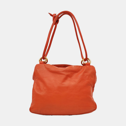 LOEWE Green Cowhide Single Shoulder Bag Crossbody Golden hardware Removable shoulder strap-(SKU)-957327909