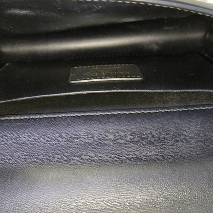 DIOR 30 Montaigne East-West Black Leather Montaigne Bag with Gold Hardware and Detachable Strap-(SKU)-957272257