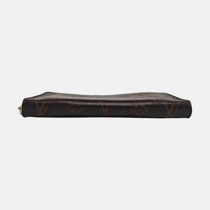 LOUIS VUITTON INSOLITE Brown coated canvas vintage wallet Golden hardware-(SKU)-957235137