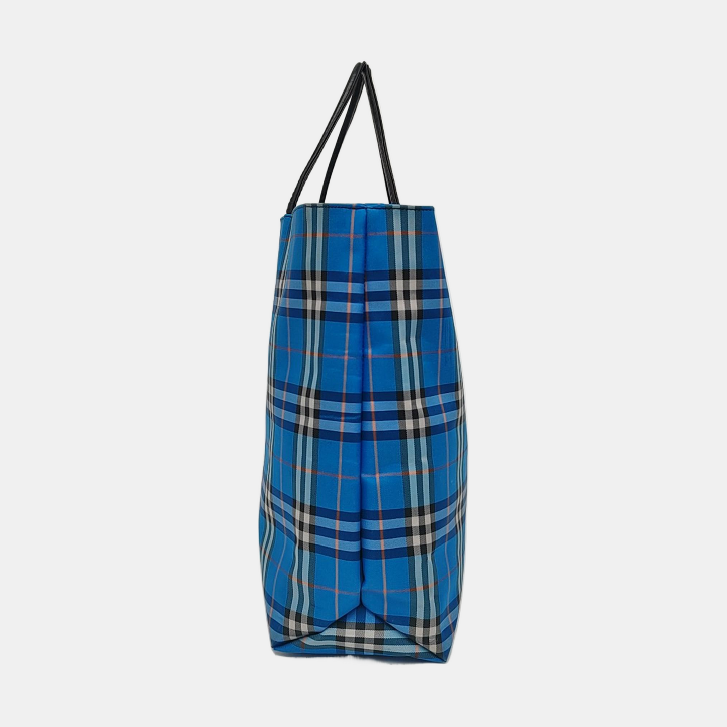 BURBERRY Tote bag Blue Nylon Printed Tote Bag Silver Hardware-(SKU)-957596394