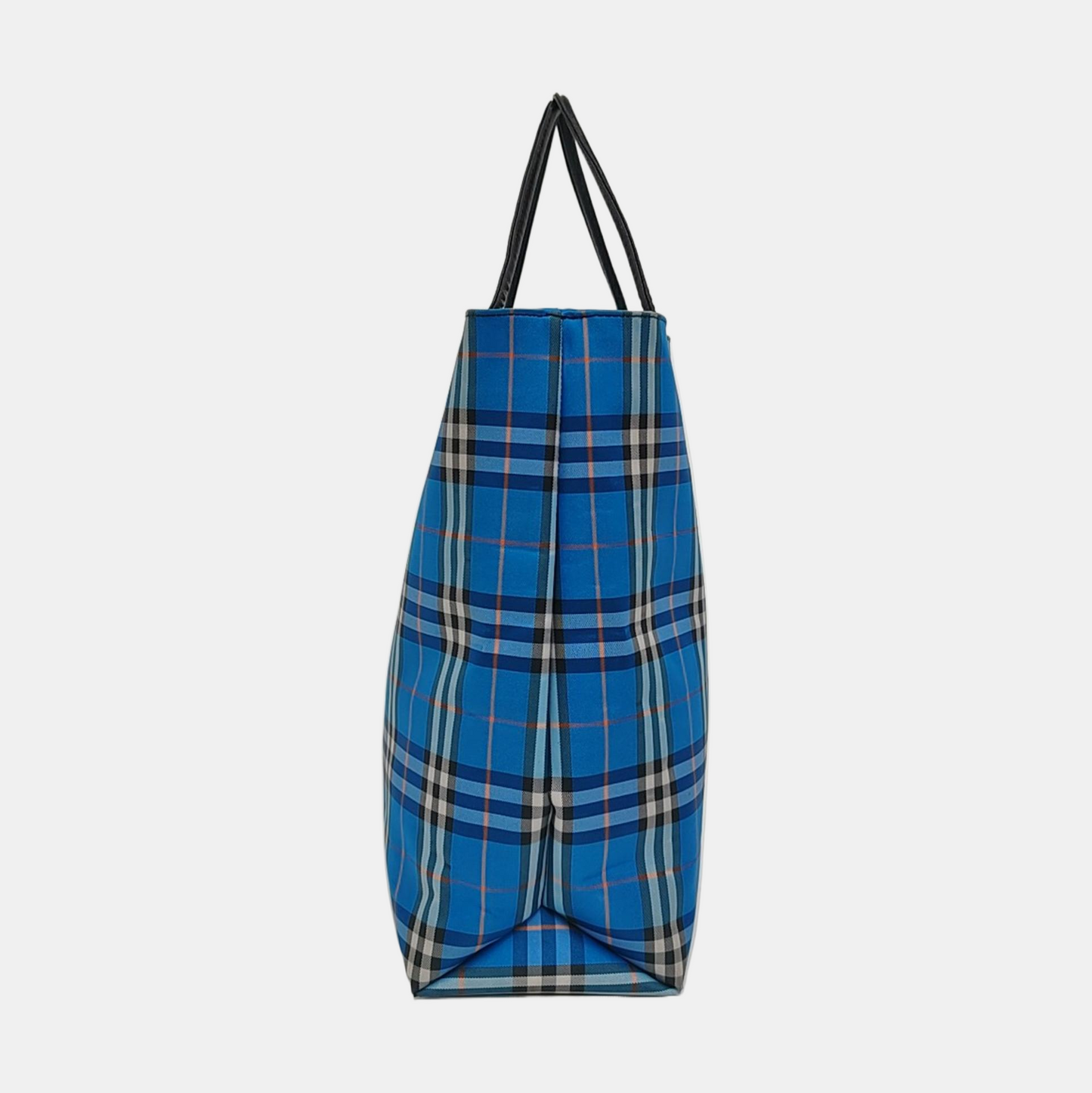 BURBERRY Tote bag Blue Nylon Printed Tote Bag Silver Hardware-(SKU)-957596394