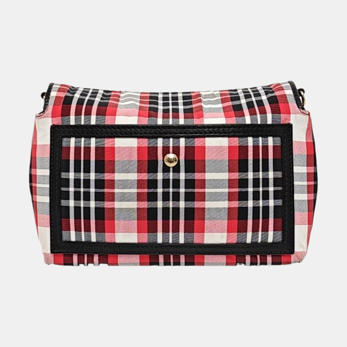 BURBERRY Colorblock Fabric Single Shoulder Bag Crossbody Bag Silver Hardware Removable shoulder strap-(SKU)-957481216