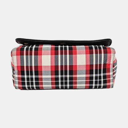 BURBERRY Colorblock Fabric Single Shoulder Bag Crossbody Bag Silver Hardware Removable shoulder strap-(SKU)-957481216