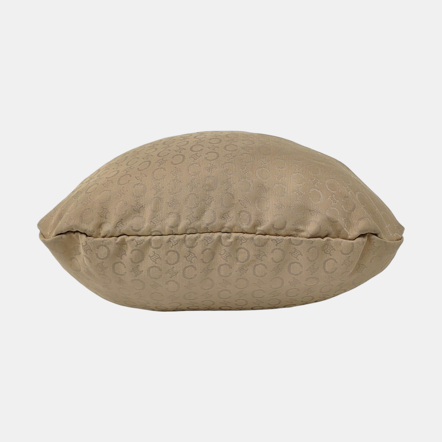 CELINE Khaki Canvas Floral Handbag-(SKU)-957579064