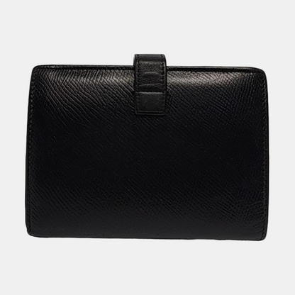 CELINE Medium size Black Cowhide Wallet Golden hardware-(SKU)-957043461