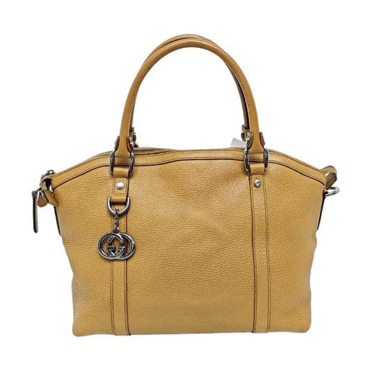 GUCCI Microguccissima Brown Cowhide Handbag Silver Hardware-(SKU)-957550870