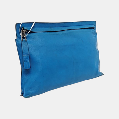 LOEWE RepeatBlue Calfskin Embossed Handbag-(SKU)-957639765