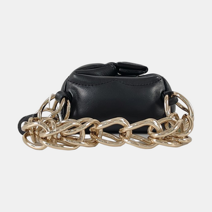 Chloé Black Cowhide Quilted Handbag Golden hardware-(SKU)-957491982