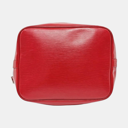 LOUIS VUITTON NOÉ Medium size 蓝色EPI牛皮水波纹Shoulder Bag Handbag Silver Hardware Removable shoulder strap-(SKU)-957681531